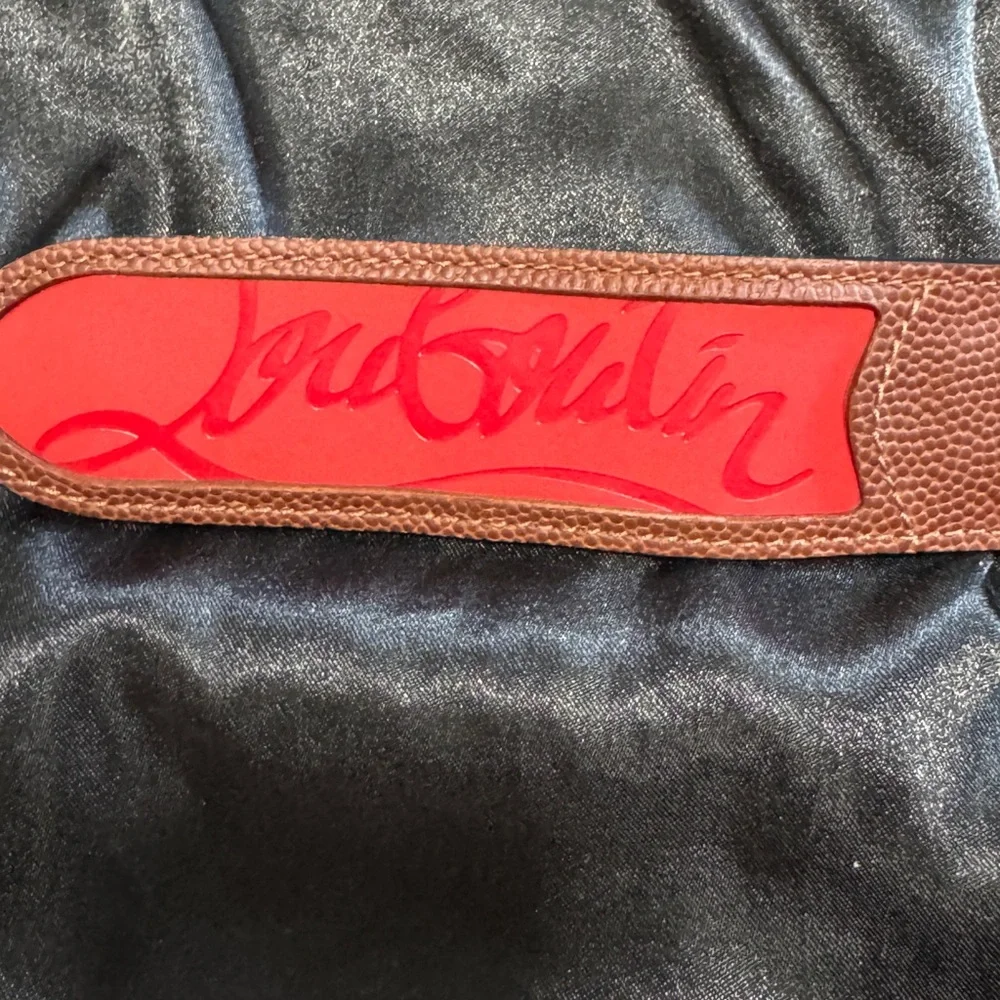 christian louboutin men loubi balmore spike belt eur 90/us 36 - Picture 3 of 4